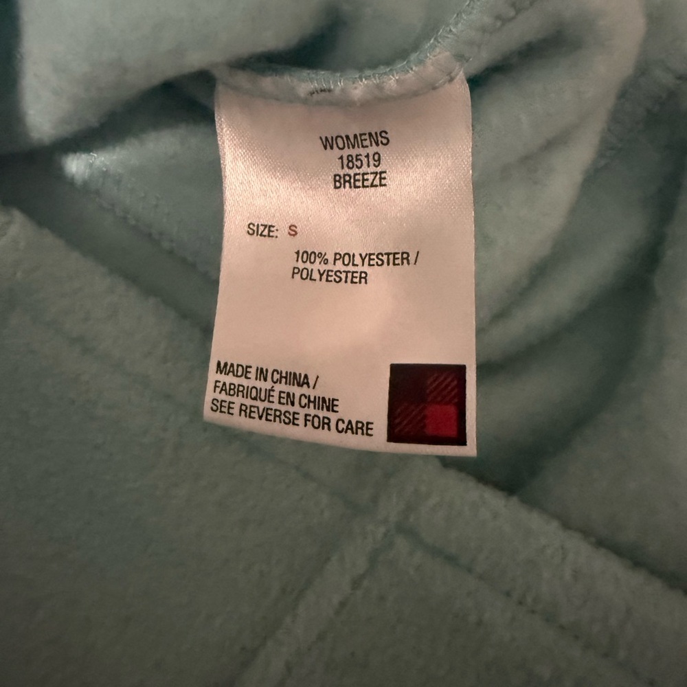 🩵 Woolrich Women’s Fleece Vest – Size Small (Breeze Blue) 🩵 - Picture 8 of 8